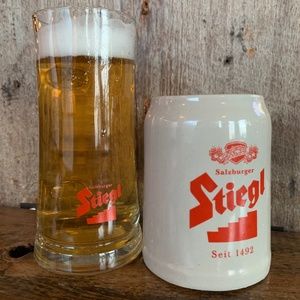 Stiegl - ½ Liter Ceramic Stoneware Stein Mug (NEW)